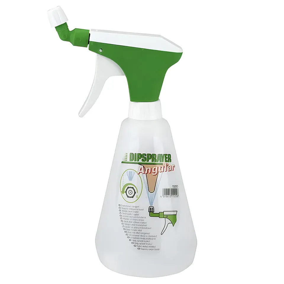 Spruzzatore dipping capezzoli bovini angolato 500 ml regolabile