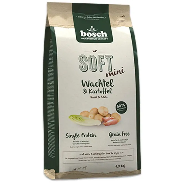 Bosch HPC Soft Mini crocchette cane quaglia-patata adulti