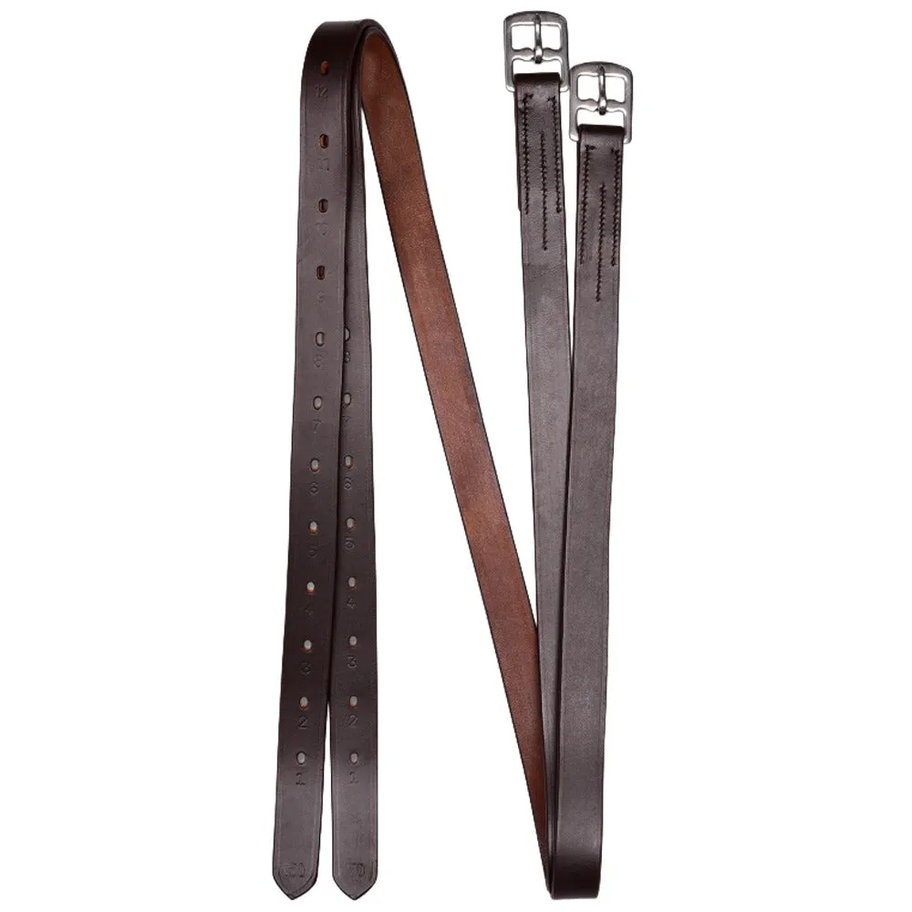 Staffili cuoio Waldhausen X-Line 25 mm coppia neri