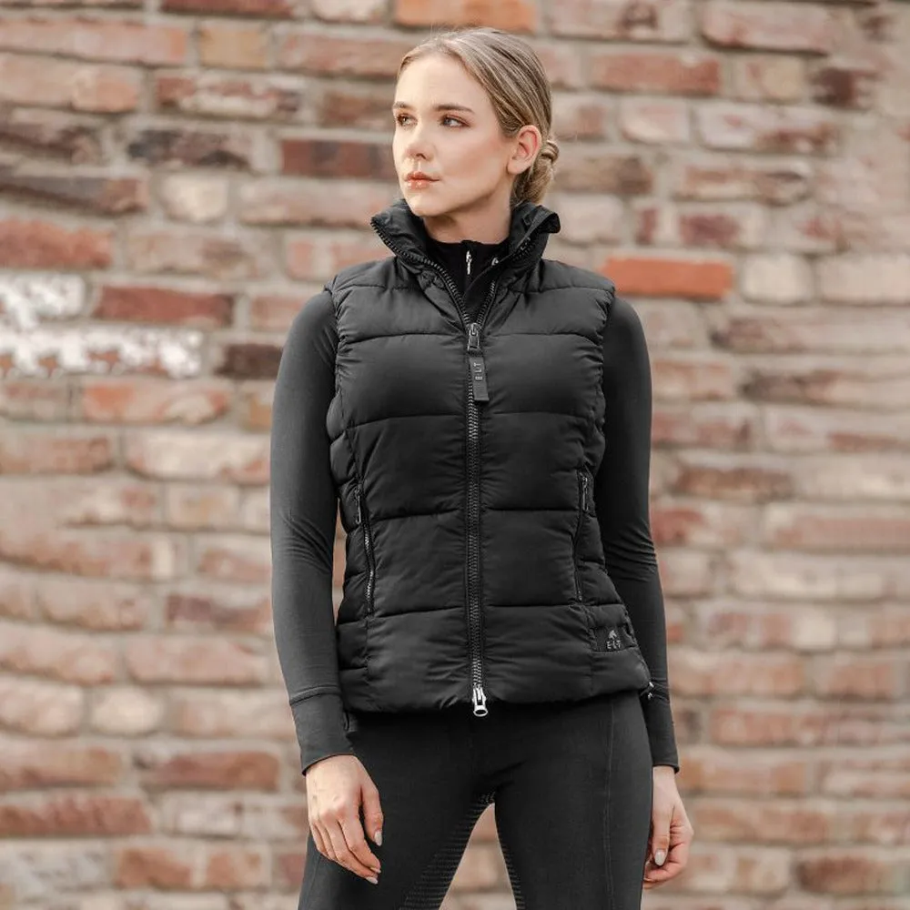 Beikircher Grünland gilet equitazione donna Oxford antivento nero