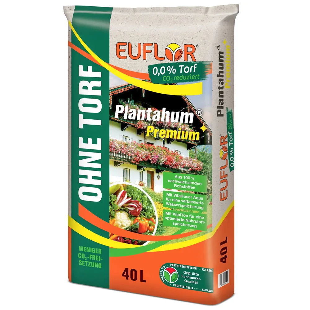 Euflor Plantahum Premium terriccio universale 20 L torba ridotta