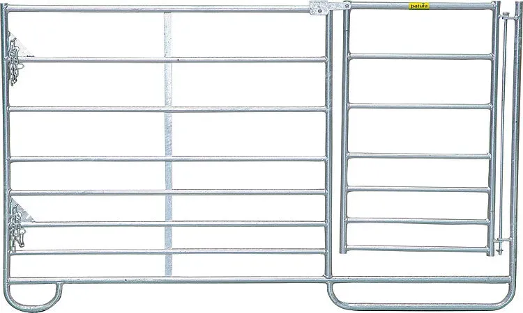 Beikircher Grünland Mini-Panel recinto con cancello 1,83 m zincato