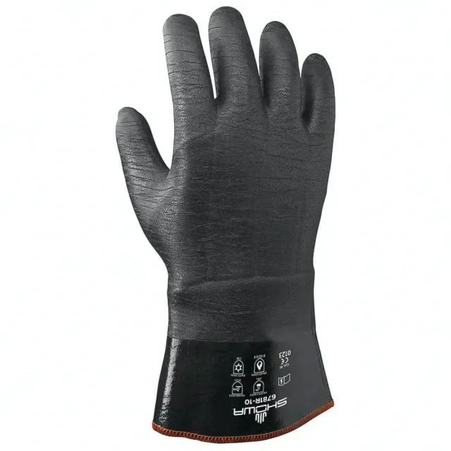 Showa 6781R guanti lavoro chimici calore taglia unica