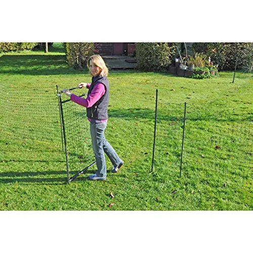 VOSS.farming Porta Rete Elettrificabile 125 cm Cancello 86 cm Set Completo