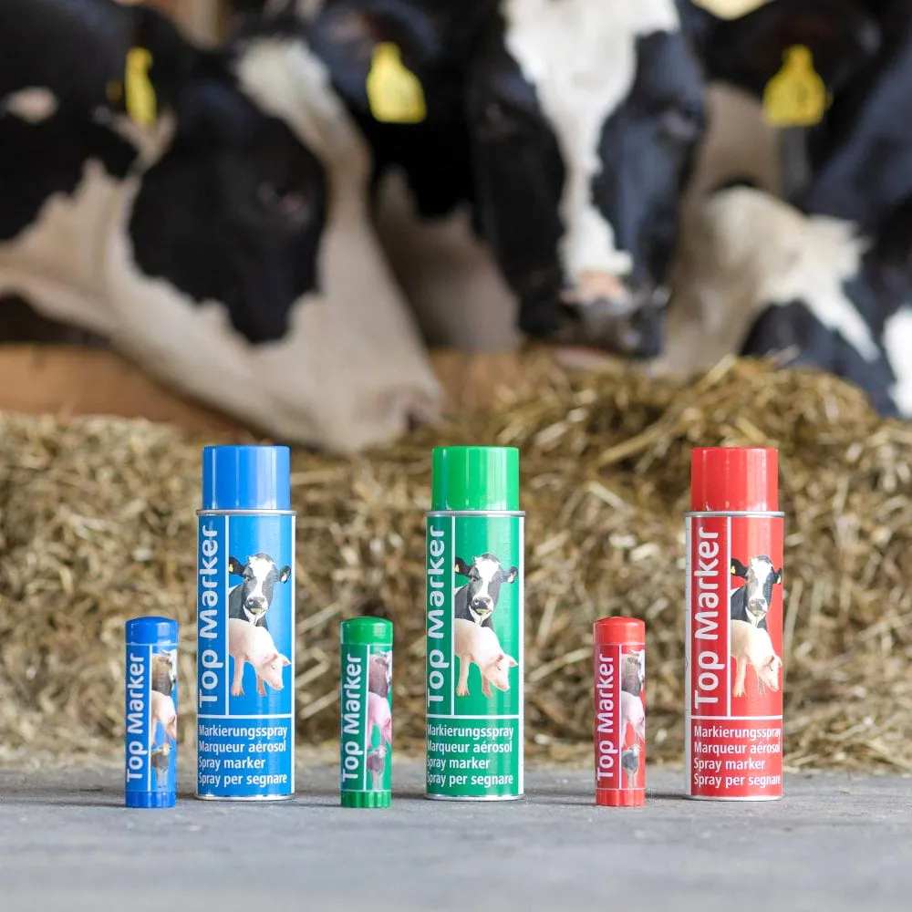 Beikircher Grünland Spray TopMarker 500 ml Blu per Bestiame