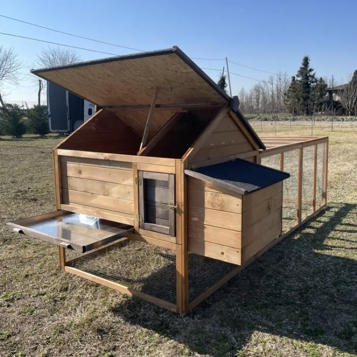 Il Verde Mondo Orpington pollaio legno doppio giardino