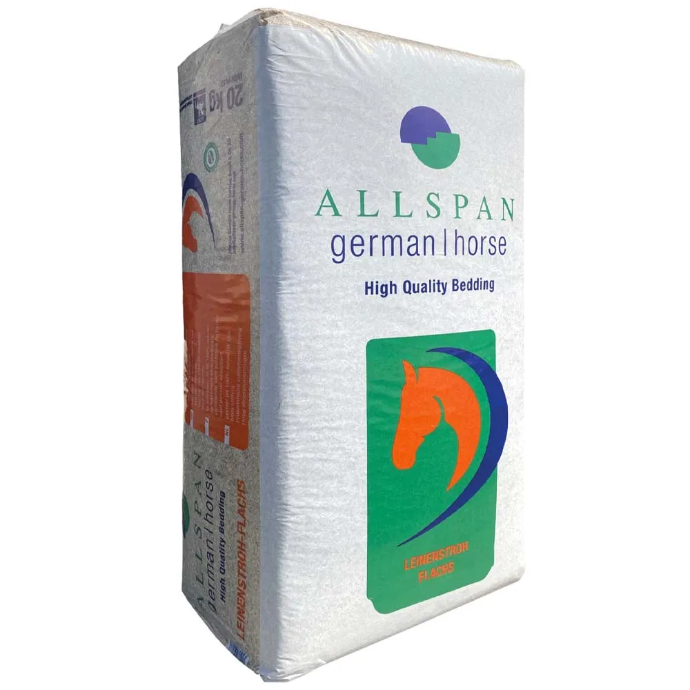 Allspan Lino lettiera cavalli paglia 20kg ipoallergenica