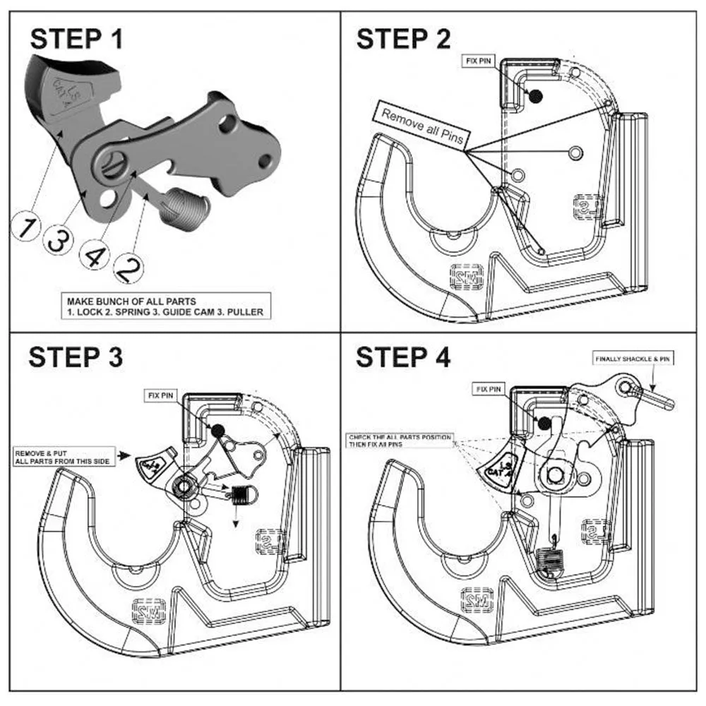 Beikircher Gancio Attacco Rapido Cat 2 Light per Trattore