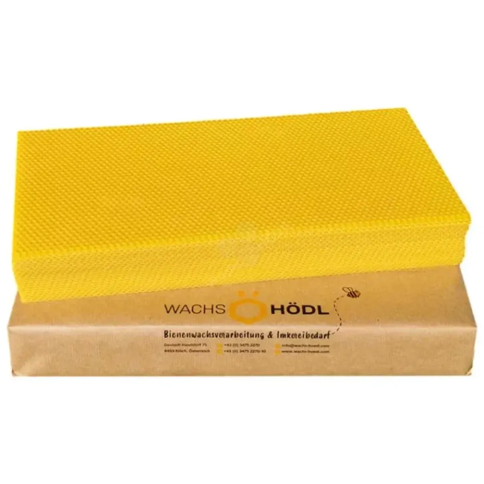 Agritura Fogli Cera Pura 195x345 mm per Arnia 2 kg