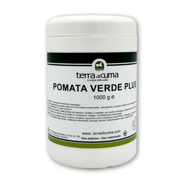 Terra di Cuma Pomata Verde Plus Cavalli 1 Kg Lenitiva
