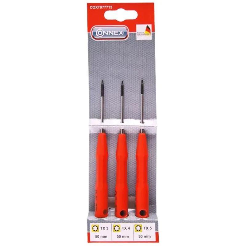 Beikircher Grünland set cacciaviti Torx precisione TX3-TX5 3 pz