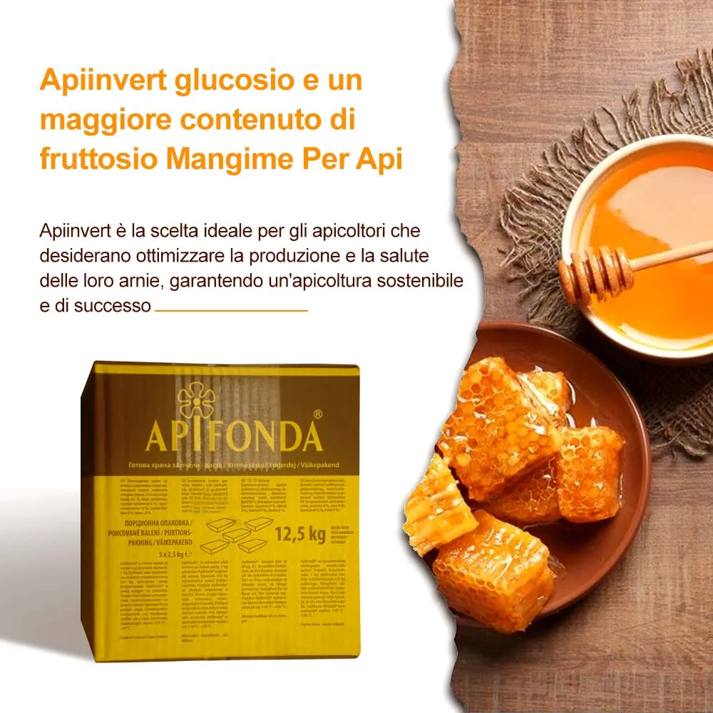 Apifonda BF pasta zucchero mangime api 12,5 kg pronto uso