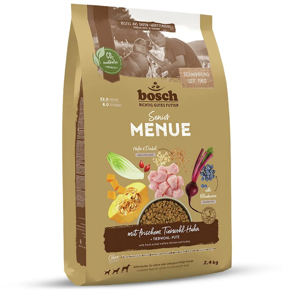 Bosch Menue Senior Crocchette Cane Pollo Ruspante 1 Kg