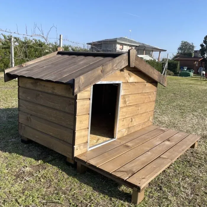 Il Verde Mondo Rex cuccia cane legno con terrazzo