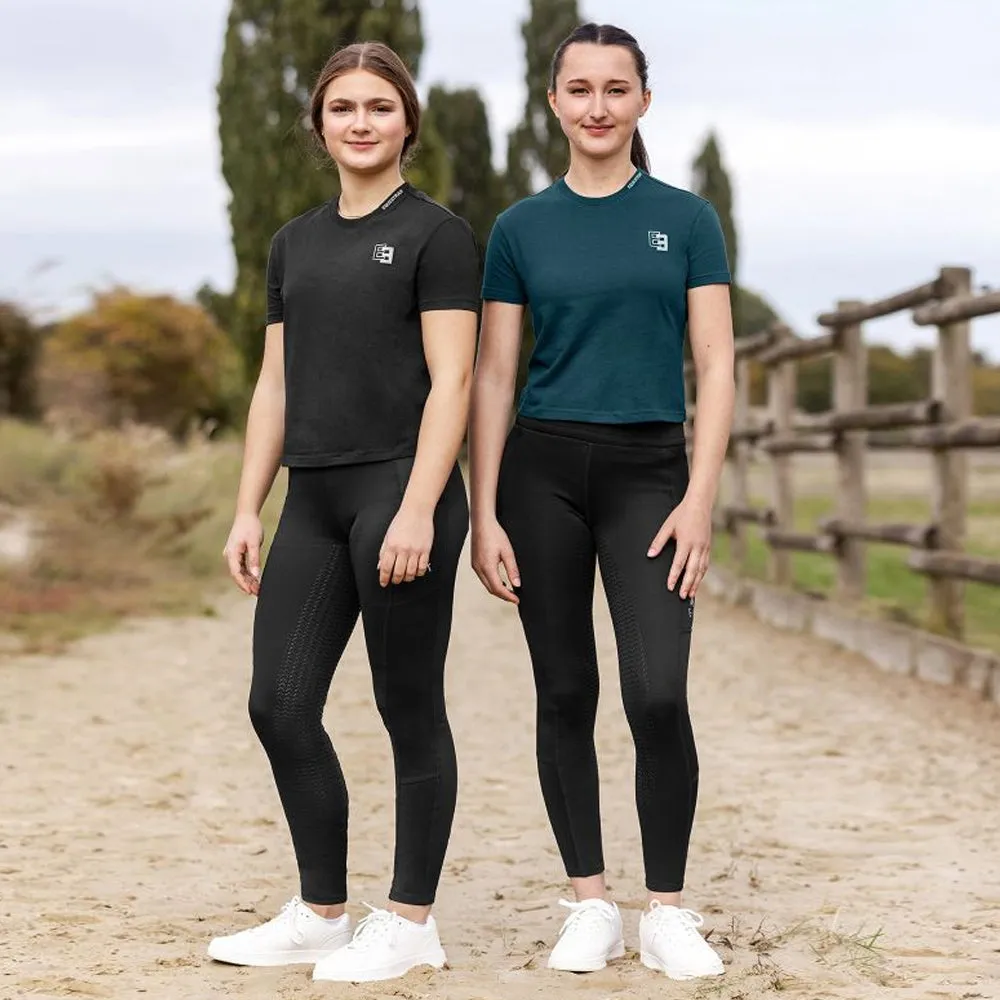 Ella leggings equitazione silicone grip tasca telefono