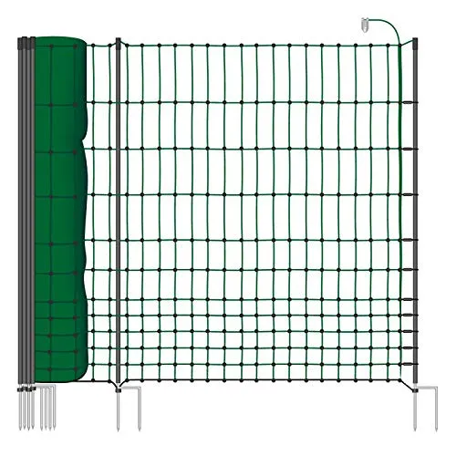 VOSS.farming Classic+ rete pollame 50 m 112 cm verde 20 pali