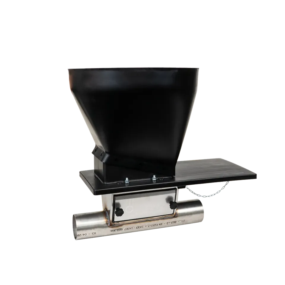 Codaf Pozzetto Inox uscita singola Ø63 mangiatoia
