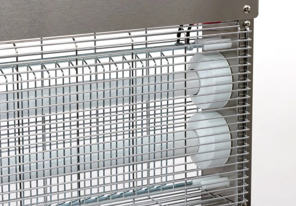 cit EcoKill Inox lampada insetti IPX4 acciaio per stalla