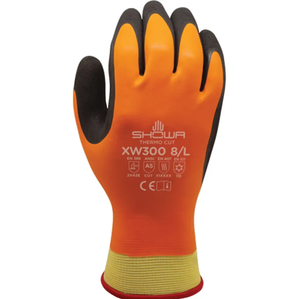 Showa XW300 guanti da lavoro invernali antitaglio A5