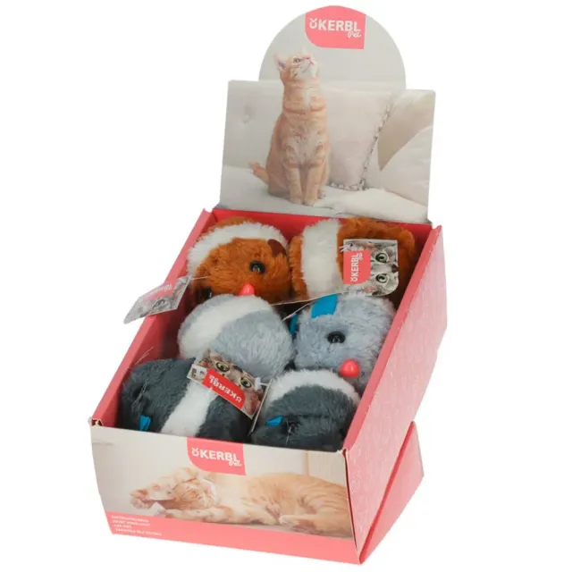 Beikircher Grünland giocattolo gatto vibrante peluche 7cm morbido