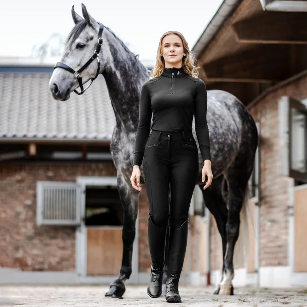 Beikircher Grünland Oktavia pantaloni equitazione donna nero 38