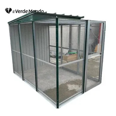 Il Verde Mondo Ararauna 3x2 recinto coperto maglia 30x30 zincato