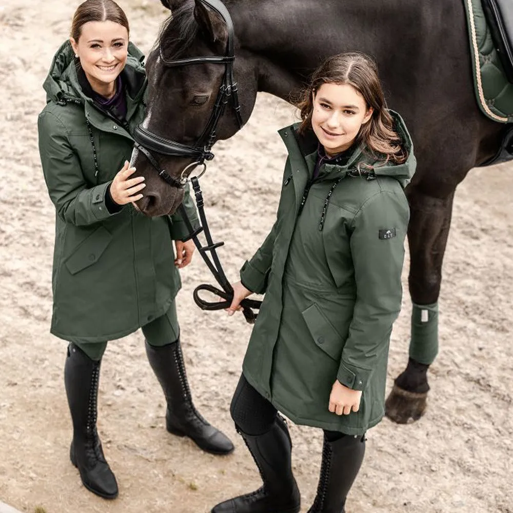 Beikircher Grünland Ontario Winter Riding Parka donna blu impermeabile