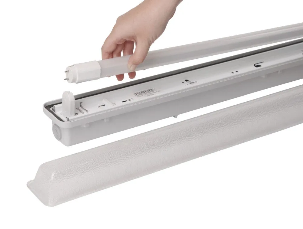 Plafoniera LED Stagna 120 cm IP65 Stalla Ambienti Umidi