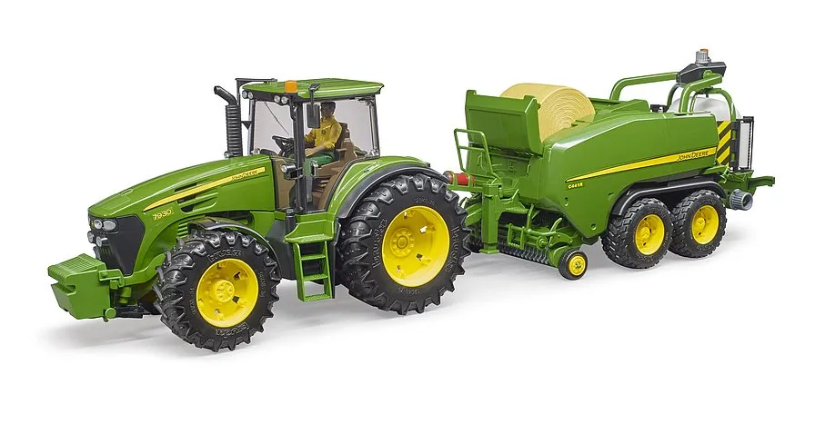John Deere C441R rotopressa con fasciatore giocattolo