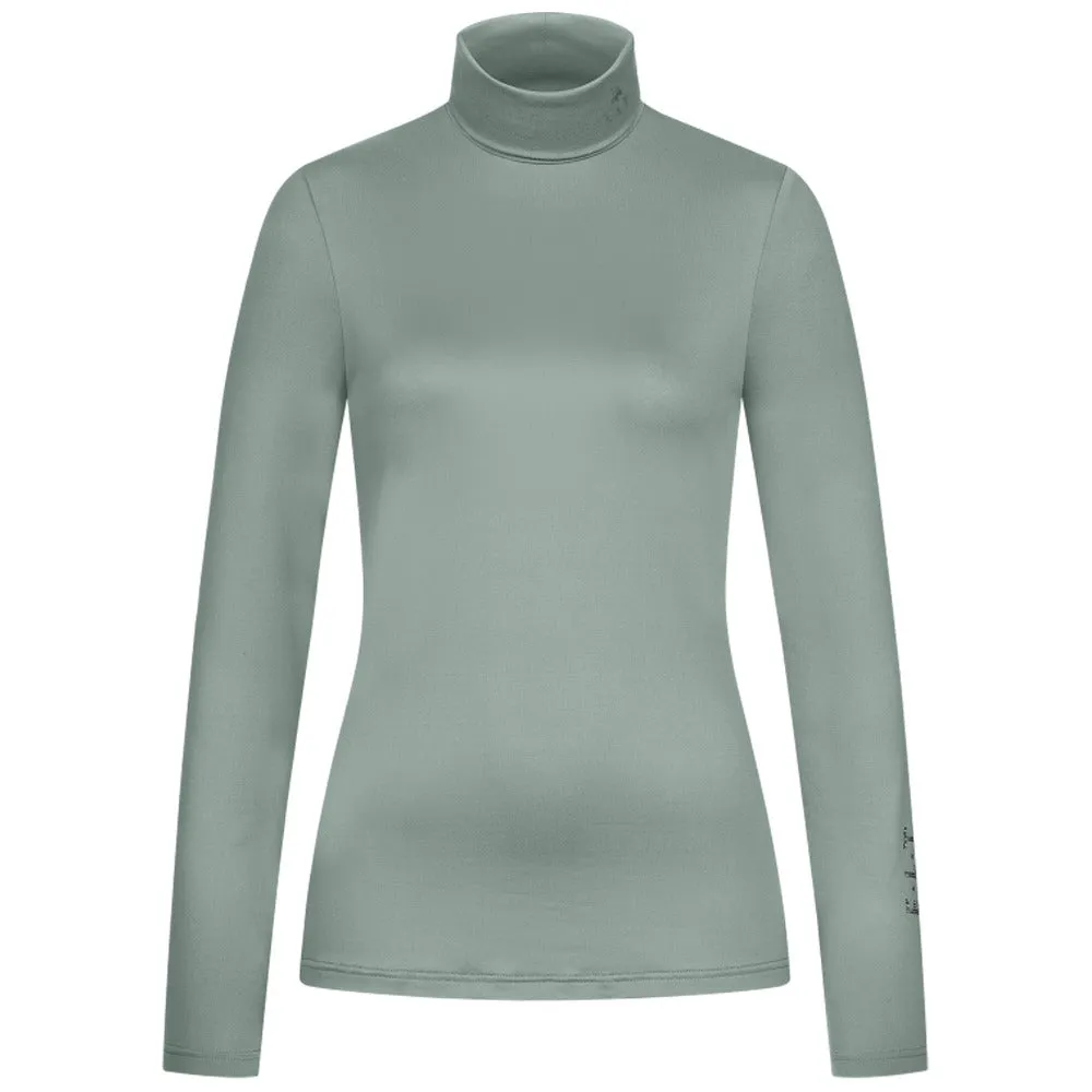E.L.T Madison maglia tecnica collo alto donna nero elasticizzata