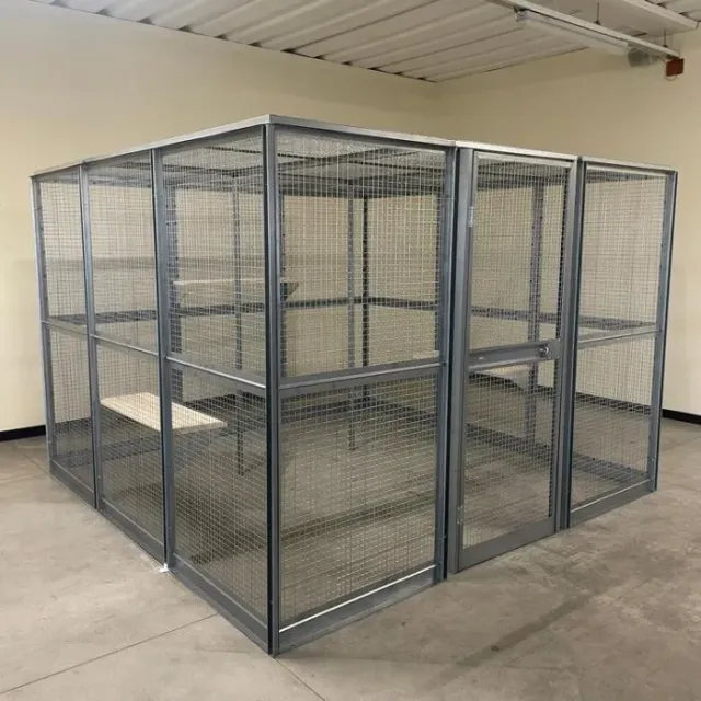 Il Verde Mondo Recinto Metallo Gatti Modello 3x3 285x285 cm