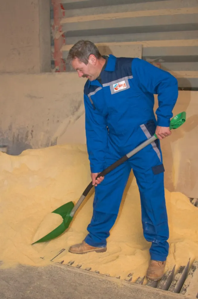 Beikircher Grünland pala plastica cereali neve verde senza manico