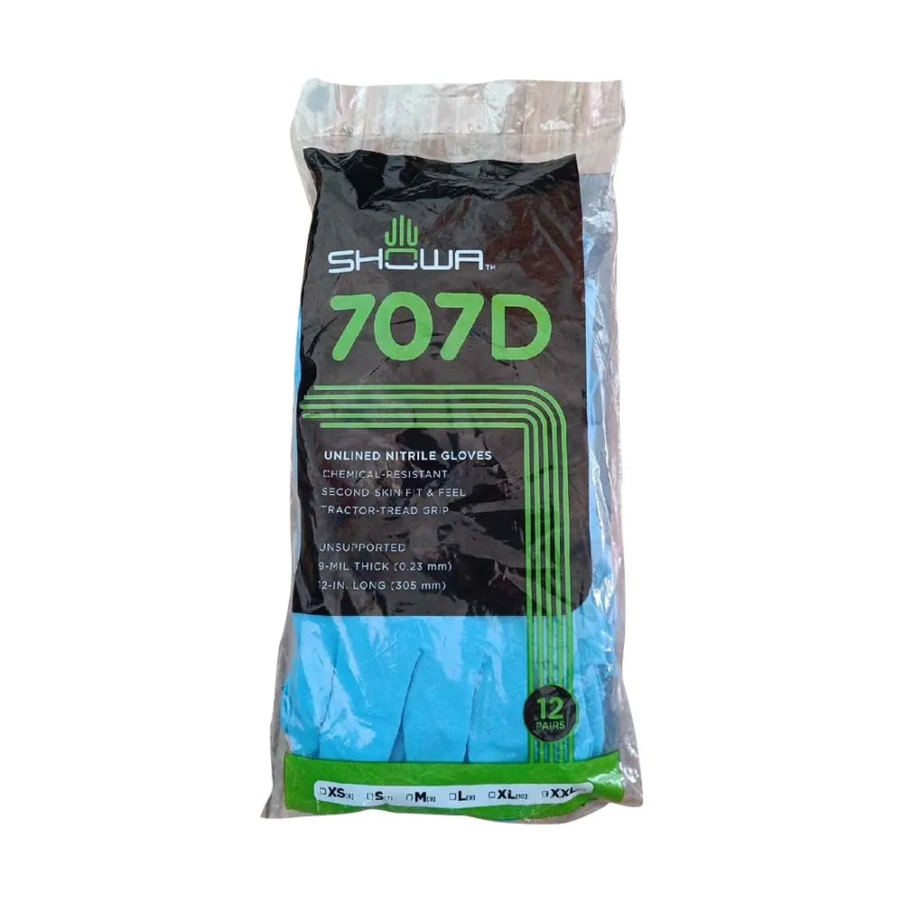 Showa 707D guanti lavoro nitrile leggeri food