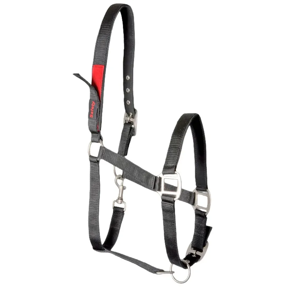 Beikircher Grünland Clever Open cavezza cavallo sicurezza nera Cob