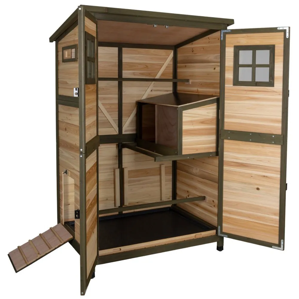Beikircher Grünland Tower pollaio legno 10 galline 109x75