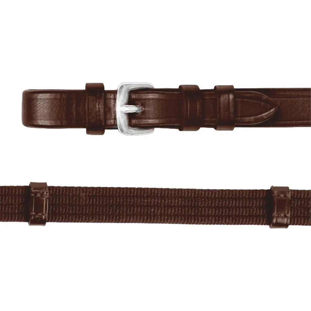 Waldhausen redini cuoio martingala nere Cob 260 cm