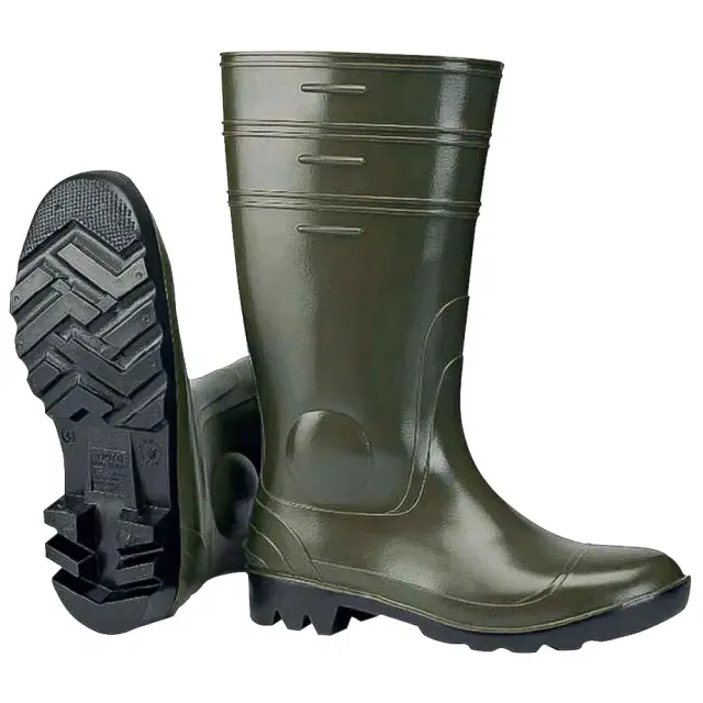 Gorex S5 stivali verdi PVC alti S5
