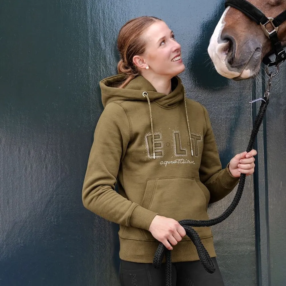 E.L.T. Rio felpa con cappuccio equitazione cotone donna
