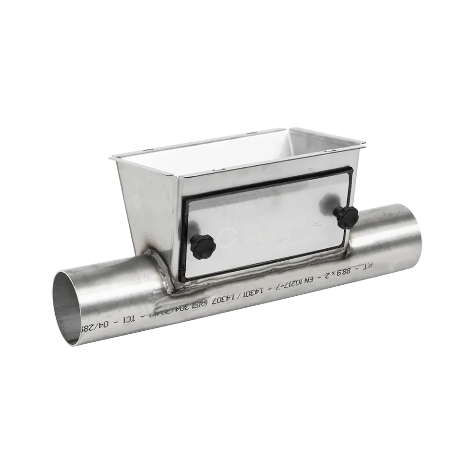 Codaf pozzetto inox uscita singola Ø 90