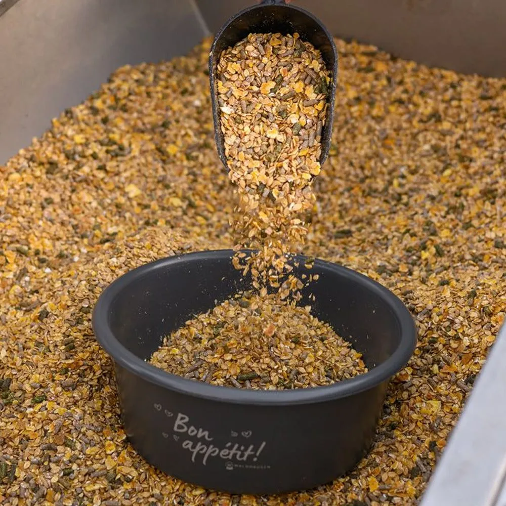 Beikircher Grünland secchio mangime 5L con coperchio alimentare