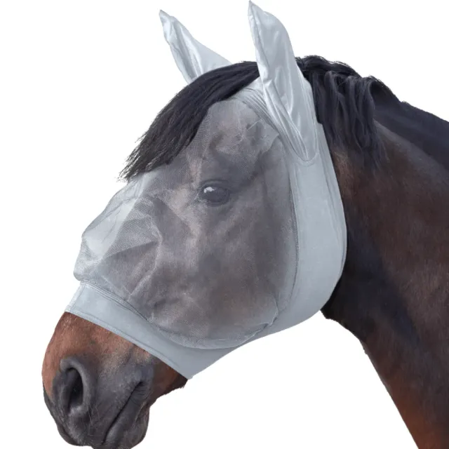 Skinny Fly Mask maschera antimosche cavallo nera Full