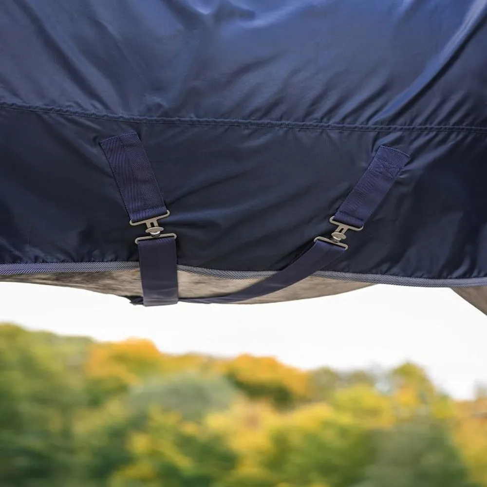 Economic coperta cavallo pioggia impermeabile 135 cm blu