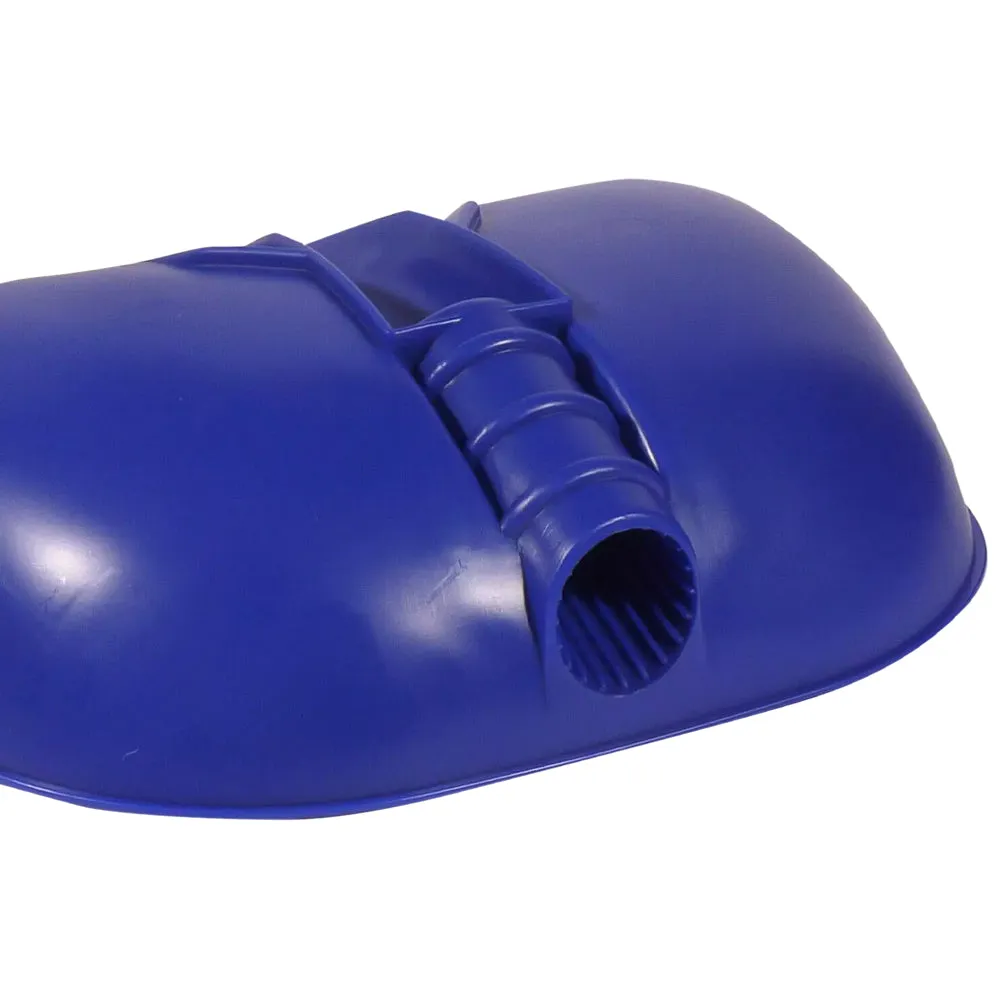 Pala plastica blu lama alluminio 395x420 mm mangime neve