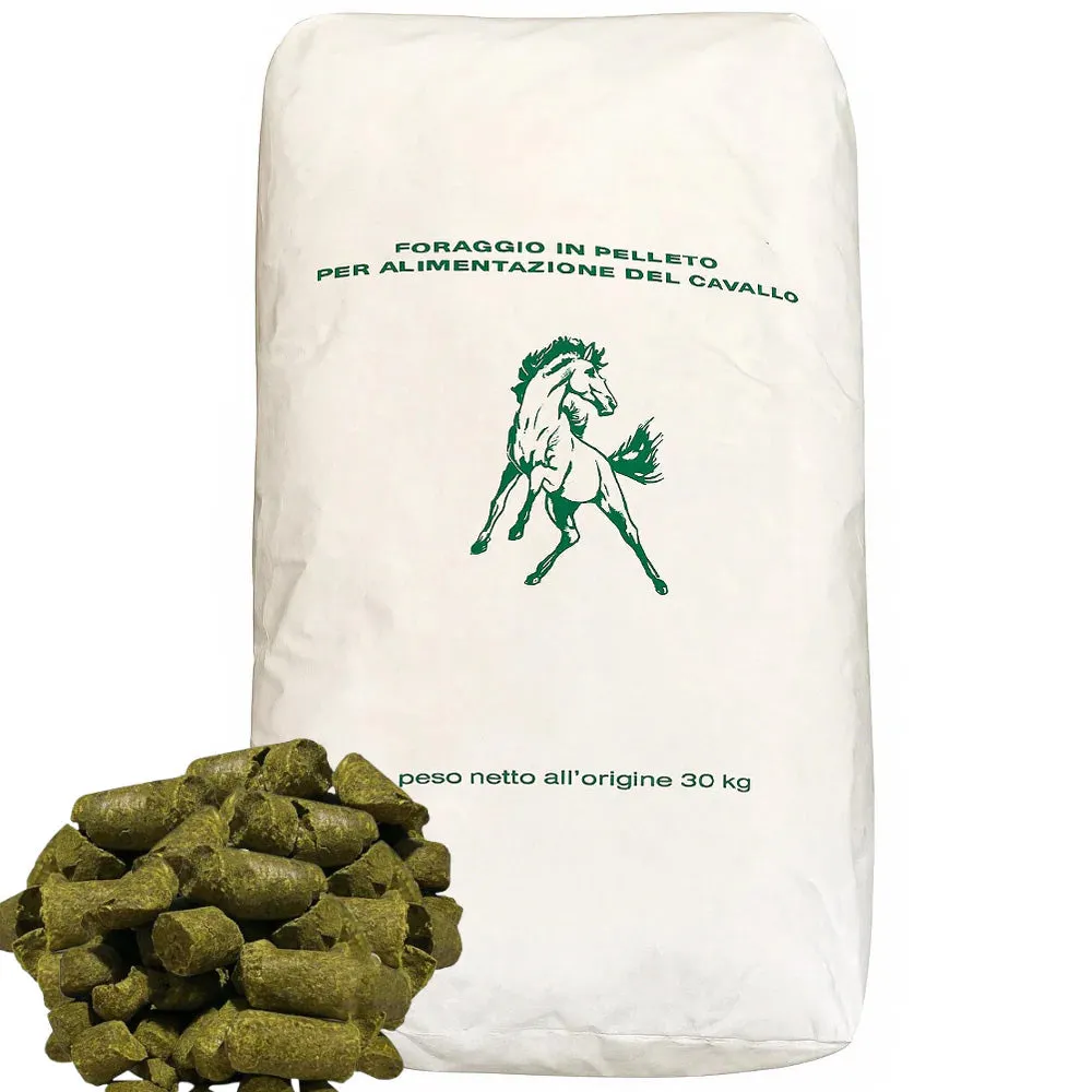 Heucobs pellettato fieno cavalli sacco 30 kg ammollo