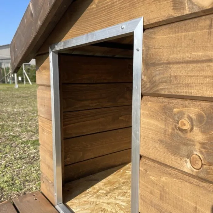 Il Verde Mondo Rex cuccia cane legno con terrazzo
