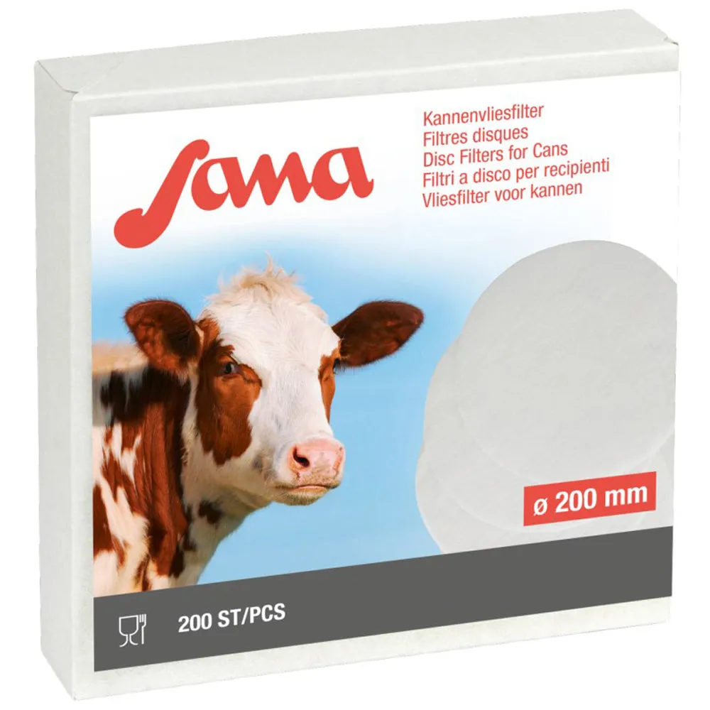 Sana filtro latte in pile bricco 200 pezzi 200mm