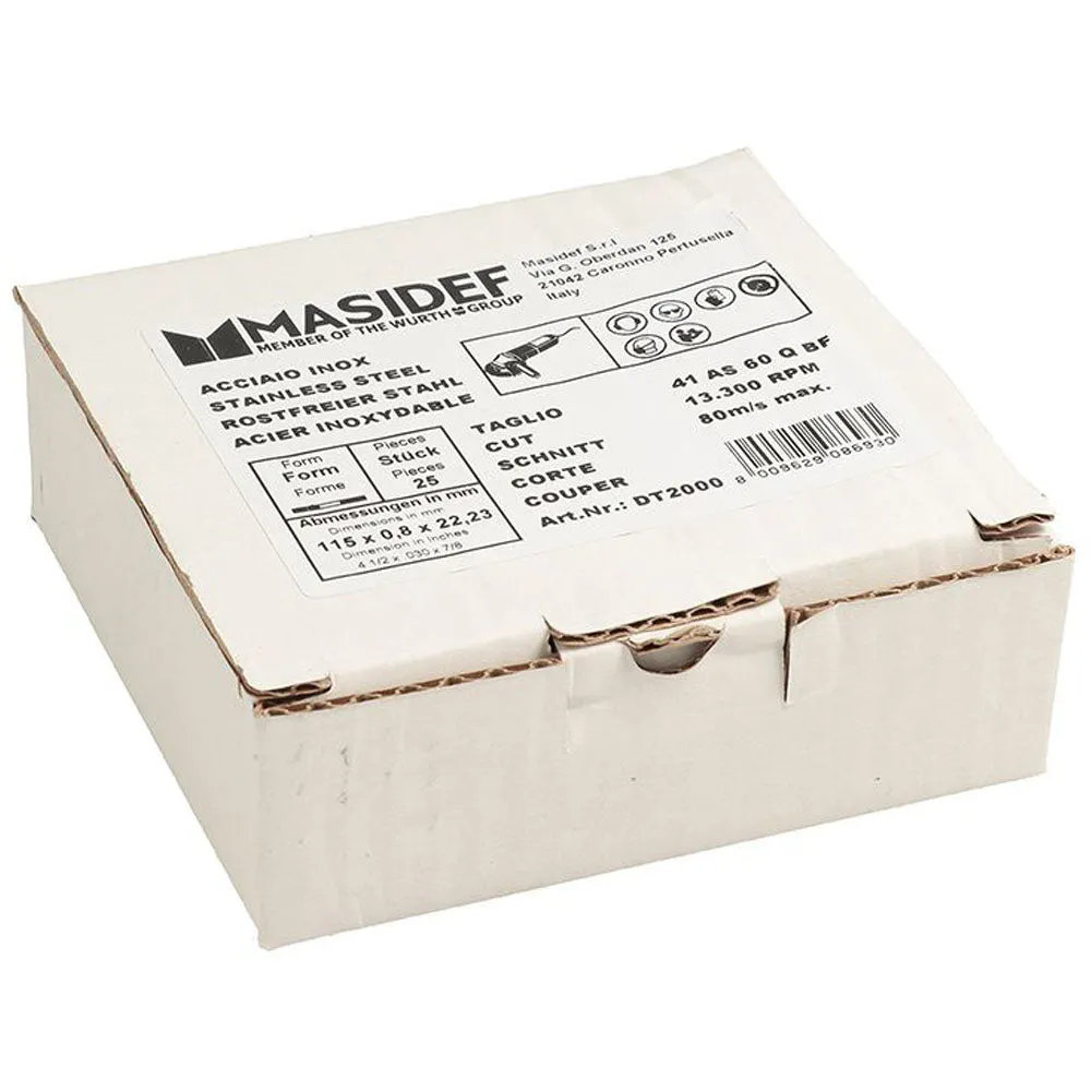 Beikircher Grünland Disco Taglio Inox 115x1,0mm Piano 5 Pezzi