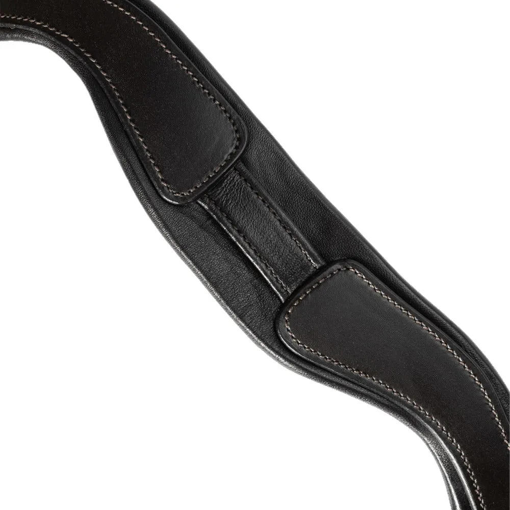 Waldhausen X-Line Goldheart briglia cavallo nera Cob ottone