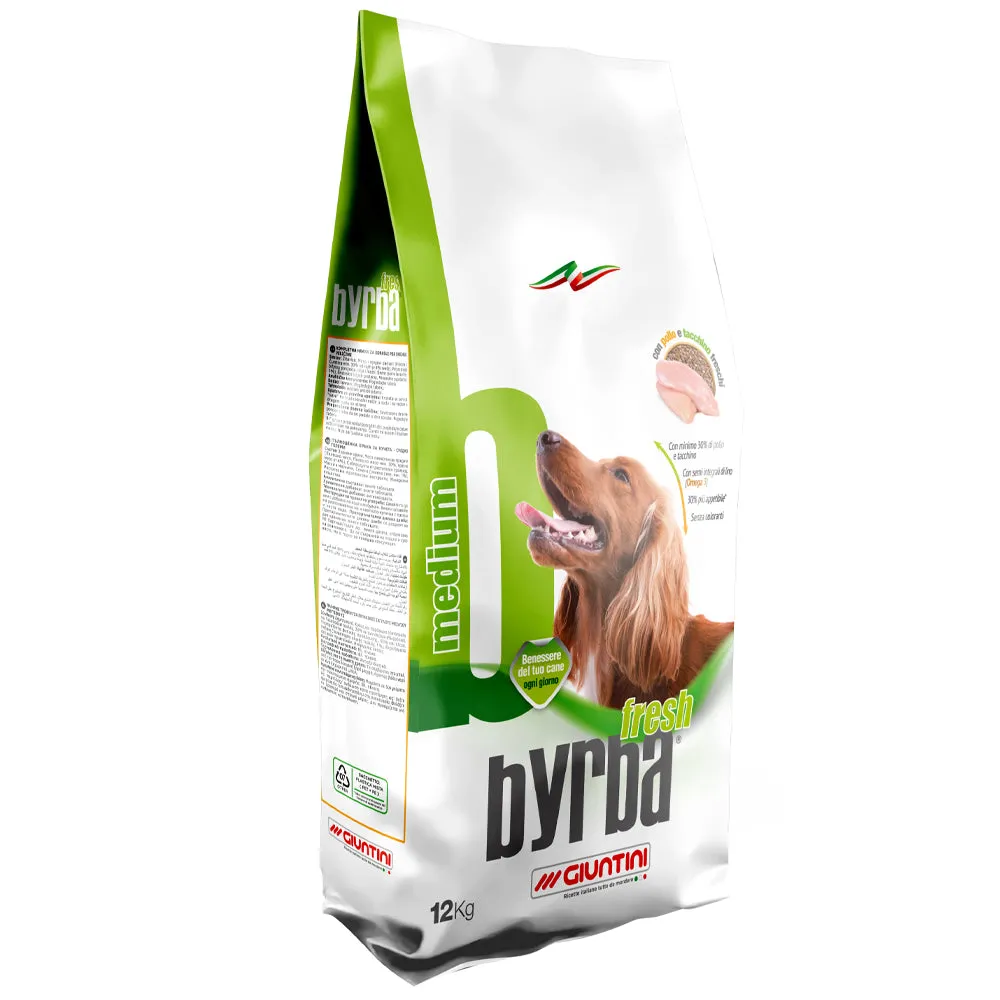 Beikircher Grünland Byrba Fresh Medium crocchette cane 3kg pollo