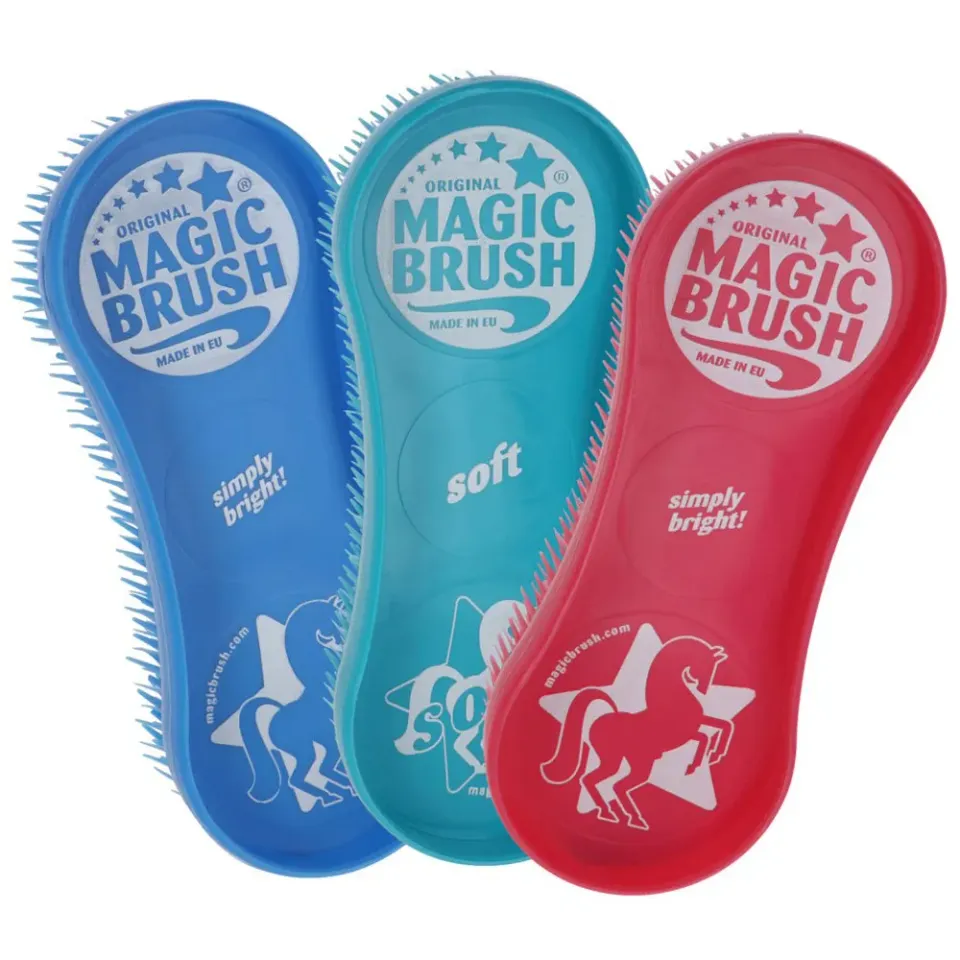 MagicBrush Jellyfish set 3 spazzole cavallo massaggio